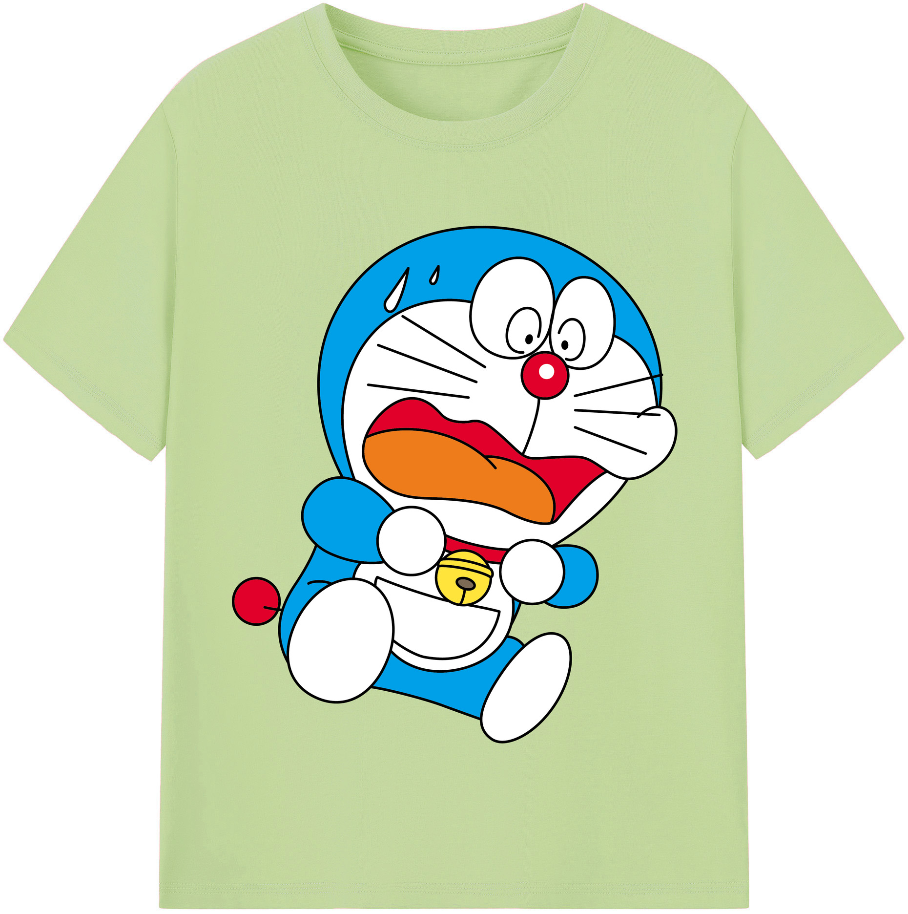（画像用） ドラえもん Doraemon 綿100％半袖Tシャツ（フロントプリント）